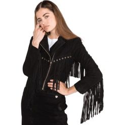 TWINSET Kurtka Czarny. Czarne kurtki damskie Twinset, na wiosnę, s, bez wzorów, ze skóry. Za 2149,95 zł.