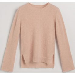 Sweter z moherem - Beżowy. Brązowe swetry damskie marki Reserved, s, bez wzorów, z moheru, bez rękawów, bez kaptura. Za 299,99 zł.