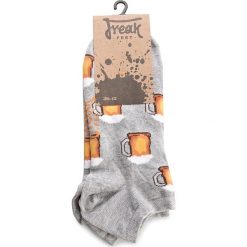 Skarpetki damskie: Skarpety Niskie Damskie FREAK FEET – SPIW-GRY Kolorowy Szary