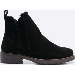 Emu Australia - Botki Pioneer. Czarne buty zimowe damskie marki EMU Australia, z materiału, z okrągłym noskiem. Za 799,90 zł.