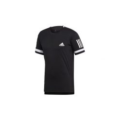 T-shirty z krótkim rękawem adidas Koszulka 3-Stripes Club. Czarne koszulki męskie Adidas, s, bez wzorów, bez kołnierzyka, krótkie. Za 159,00 zł.