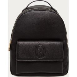 Trussardi Jeans - Plecak. Żółte plecaki damskie Trussardi Jeans, bez wzorów, z poliesteru, eleganckie. Za 689,90 zł.