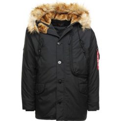 Alpha Industries POLAR Parka black. Czarne płaszcze męskie Alpha Industries, xl, bez wzorów, z poliesteru, bez kaptura. Za 1049,00 zł.