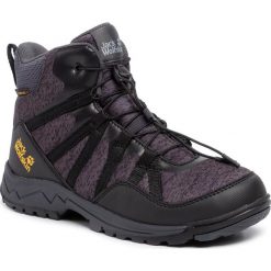 Trekkingi JACK WOLFSKIN - Thunderbolt Texapore Mid K 4036061-6072350 Black/Dark Grey. Szare śniegowce chłopięce Jack Wolfskin, bez zapięcia. Za 369,00 zł.