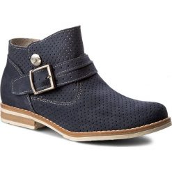 Botki SERGIO BARDI - Aniela FS127247517SW 407. Niebieskie buty zimowe damskie Sergio Bardi, ze skóry, eleganckie, z paskami. W wyprzedaży za 179,00 zł.
