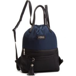 Plecak NOBO - NBAG-F4330-C013 Granatowy Z Czarnym. Niebieskie plecaki damskie Nobo, z materiału, eleganckie. W wyprzedaży za 159,00 zł.