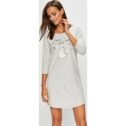 Henderson Ladies - Koszula nocna. Szare piżamy damskie Henderson Ladies, s, z nadrukiem, z elastanu, bez rękawów. W wyprzedaży za 49,90 zł.