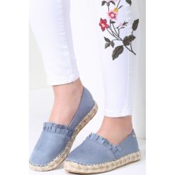 Espadryle damskie: Niebieskie Espadryle Plastic Heart