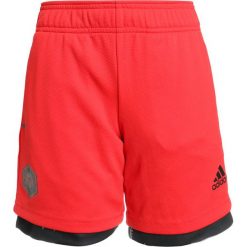 Adidas Performance SHORT Krótkie spodenki sportowe vivred/black/white. Czerwone spodenki chłopięce adidas Performance, z materiału, sportowe. Za 129,00 zł.