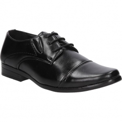 Czarne buty wizytowe Casu C140. Czarne buciki niemowlęce marki Gabor, z materiału, przed kolano, na wysokim obcasie, na obcasie. Za 59,99 zł.