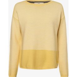 Esprit Casual - Sweter damski, żółty. Żółte swetry damskie Esprit Casual, xxl, w paski, z bawełny, casualowe, bez rękawów, bez kaptura. Za 169,95 zł.