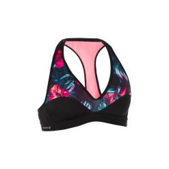 Góra kostiumu kąpielowego ANA FOAMY damska. Czarne t-shirty damskie OLAIAN, bez wzorów, z elastanu, sportowe, bez kołnierzyka. Za 84,99 zł.