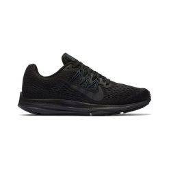 Nike WMNS ZOOM WINFLO 5, 20 | URUCHOMIENIE | KOBIETY | LOW TOP | CZARNY / ANTRACYT | 8.5. Czarne buty sportowe damskie Nike, bez wzorów, bez rękawów, do biegania. W wyprzedaży za 353,44 zł.