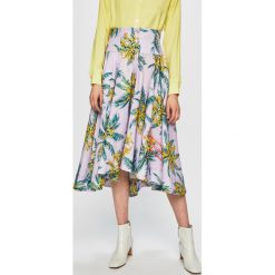 Pinko - Spódnica. Brązowe spódniczki damskie Pinko, z elastanu, casualowe, z podwyższonym stanem, midi, ołówkowe. W wyprzedaży za 479,90 zł.