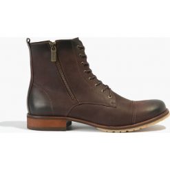 Kozaki brązowe Gallo. Brązowe buty zimowe męskie marki Badura. Za 319,99 zł.