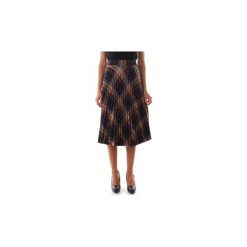 Spódnice krótkie Kaos Collezioni KI1EL017. Brązowe spódniczki damskie Kaos Collezioni, xs, bez wzorów, krótkie, mini. Za 355,70 zł.
