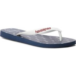 Japonki HAVAIANAS - Top Nautical H41371260555 Navy Blue. Białe klapki męskie Havaianas, bez wzorów, z tworzywa sztucznego. Za 89,00 zł.