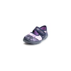 Superfit Girls Kapcie Bonny ocean kombi - niebieski - Gr.Moda (2 - 6 lat). Niebieskie kapcie dziewczęce marki Superfit, z bawełny. Za 109,00 zł.