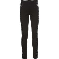 Legginsy z cekinami bonprix czarny. Czarne spodnie damskie bonprix. Za 149,99 zł.