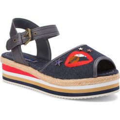 Espadryle WRANGLER - Patch Palm WL181651 Navy 16. Niebieskie espadryle damskie Wrangler, z materiału. W wyprzedaży za 189,00 zł.
