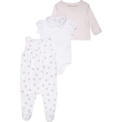 Pajacyki niemowlęce: Polo Ralph Lauren BEAR BABY SET Body white/pink/multicolor