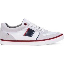 Trampki męskie: BUTY MĘSKIE TRAMPKI T209 – BIAŁE