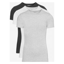 Tommy Hilfiger 3-pack Dolna koszulka Czarny Biały Szary. Szare koszulki męskie TOMMY HILFIGER, xxl, bez wzorów, z elastanu, bez kołnierzyka, bez rękawów. Za 187,95 zł.