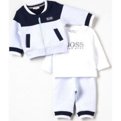 BOSS Kidswear BABY Bluza rozpinana bleuweiss. Niebieskie bluzy niemowlęce marki BOSS Kidswear, z bawełny. Za 489,00 zł.