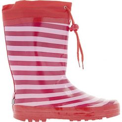 Playshoes - Kalosze dziecięce. Różowe kalosze chłopięce marki Playshoes, z materiału. W wyprzedaży za 49,90 zł.