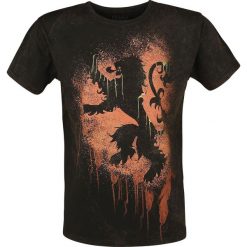 T-shirty męskie: Gra o Tron Lannister Graffiti T-Shirt brązowy/czarmy