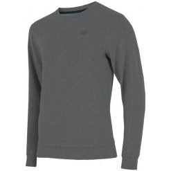 Bluzy męskie: 4F Męska Bluza H4Z17 blm001 Ciemny Szary Melanz S