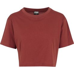 Urban Classics Ladies Short Oversized Tee Koszulka damska czerwono-brązowy. Czerwone bluzki damskie oversize marki Urban Classics, l, z okrągłym kołnierzem. Za 42,90 zł.