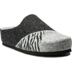 Kapcie damskie: Kapcie DR. BRINKMANN – 330154 Grau/Zebra 9