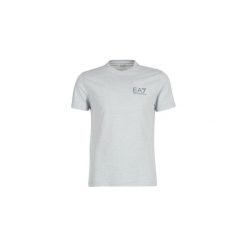 T-shirty z krótkim rękawem Emporio Armani EA7 TRAIN CORE IDENTITY 3ZPT51. Szare t-shirty męskie marki Emporio Armani EA7, m, bez wzorów, bez kołnierzyka, krótkie. Za 191,20 zł.