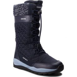 Śniegowce GEOX - J Orizont B G.Abx C J842BC 0FU54 C4002 D Navy. Niebieskie śniegowce chłopięce Geox, bez zapięcia. W wyprzedaży za 299,00 zł.