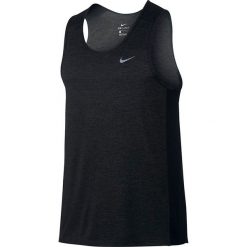Koszulki sportowe męskie: koszulka do biegania męska NIKE DRI-FIT MILER TANK / 834238-014 – NIKE DRI-FIT MILER TANK
