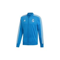 Bluzy dresowe adidas Bluza Real Madrid Polyester. Niebieskie bluzy męskie Adidas, s, bez wzorów, z dresówki, bez kołnierzyka, bez rękawów, bez kaptura. Za 229,00 zł.