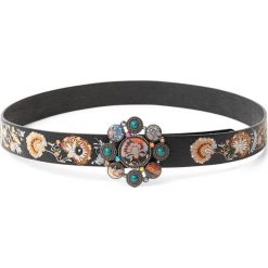 Desigual Mandarinas Pasek Czarny. Czarne paski damskie Desigual, w paski, z materiału. Za 218,95 zł.