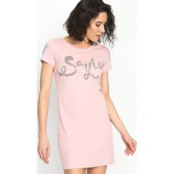 Różowa Tunika Teenage. Czarne tuniki damskie marki DOMYOS, z bawełny, street. Za 29,99 zł.