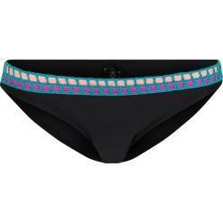 Figi bikini bonprix czarny. Czarne stroje kąpielowe damskie bonprix, z nadrukiem. Za 27,99 zł.