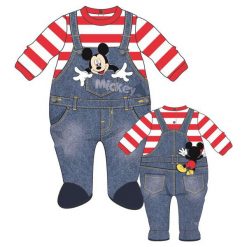 Disney By Arnetta Ubranko Chłopięce Mickey Mouse 56 Wielokolorowe. Szare kombinezony niemowlęce Disney By Arnetta, z motywem z bajki, z materiału, eleganckie, bez rękawów, bez kaptura. W wyprzedaży za 41,00 zł.