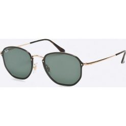 Ray-Ban - Okulary Blaze. Czarne okulary przeciwsłoneczne damskie marki Ray-Ban, owalne. Za 599,90 zł.