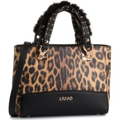 Teczka LIU JO - S Shopping A69096 E0419 Leopardo Marro 03V36. Pomarańczowe aktówki damskie Liu Jo, bez wzorów, ze skóry ekologicznej, klasyczne, bez dodatków. Za 689,00 zł.