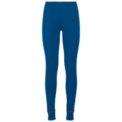 Spodnie sportowe damskie: Odlo Spodnie damskie Warm niebieskie r. M (152041)