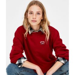 Bluzy rozpinane damskie: Bluza z haftem