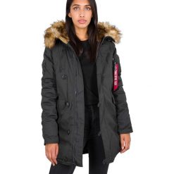 ALPHA INDUSTRIES EXPLORER WMN > 103005257. Czerwone kurtki damskie Alpha Industries, l, bez wzorów, z nylonu, street, bez kaptura. W wyprzedaży za 719,99 zł.