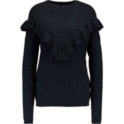 Swetry klasyczne damskie: YAS Tall YASLORY FLOUNCE Sweter dark blue
