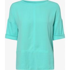 Marc Cain Sports - Koszulka damska, niebieski. Niebieskie bluzki sportowe damskie Marc Cain Sports, bez wzorów, z szyfonu, bez kołnierzyka, bez rękawów, bez kaptura. Za 569,95 zł.