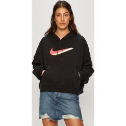 Nike Sportswear - Bluza. Białe bluzy damskie Nike Sportswear, s, z nadrukiem, z bawełny, bez rękawów, z kapturem. Za 249,90 zł.