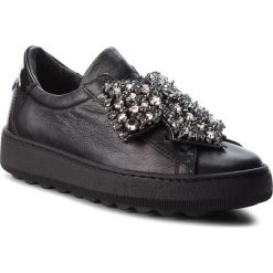 Sneakersy PHILIPPE MODEL - Madeleine VBLD MF02 Metal Bow Noir. Czarne półbuty damskie marki Philippe Model, na co dzień, z aplikacjami, ze skóry, bez obcasa, na koturnie, bez zapięcia. W wyprzedaży za 889,00 zł.